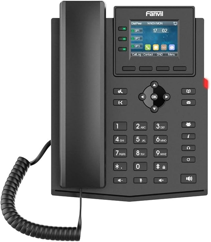 Standard 3 Line PoE Business Desk Phone